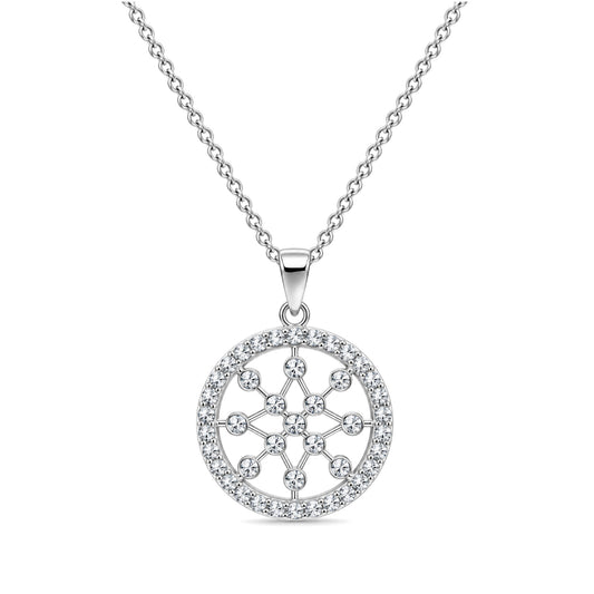 Silver CZ Necklace