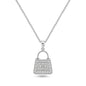 Silver CZ Necklace