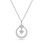 Silver CZ Necklace