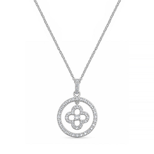 Silver CZ Necklace