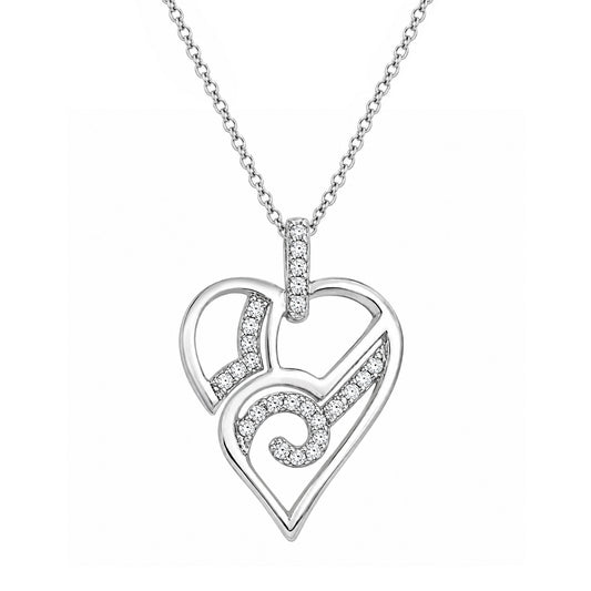 Silver CZ Necklace