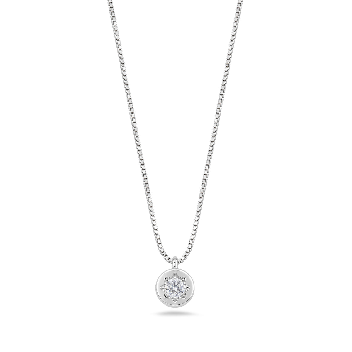 Silver CZ Necklace