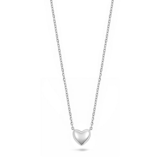 Silver Necklace - Heart