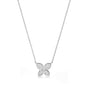 Silver CZ Necklace - Butterfly
