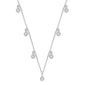 Silver CZ Necklace