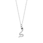 Silver CZ Necklace - Snake