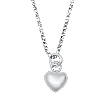 Silver Necklace - Heart