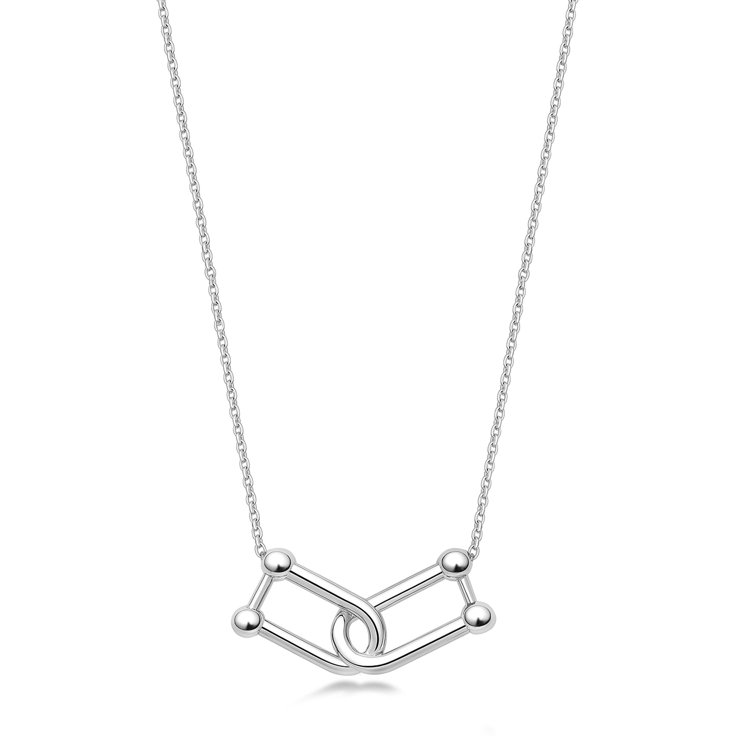 Silver Necklace - Link