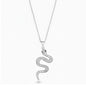 Silver Necklace - Snake
