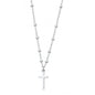 Silver Rosary Necklace