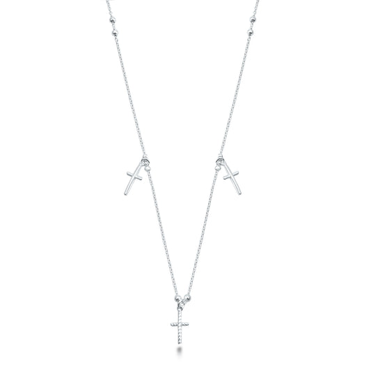 Silver Cross Necklace