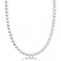 Silver Necklace - Hearts