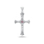 Silver Cross Pendant w/ CZ
