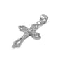 Silver CZ Pendant - Cross