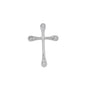 Silver Cross Pendant w/ CZ