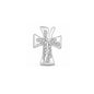Silver Cross Pendant w/ CZ