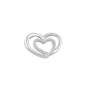 Silver Pendant W/ CZ - Heart
