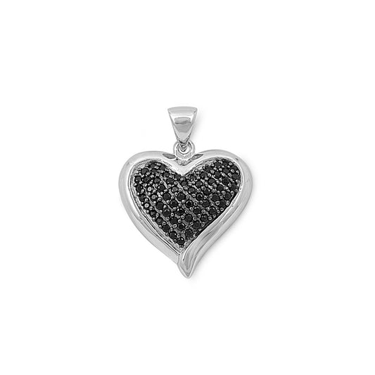 Silver Pendant W/ CZ