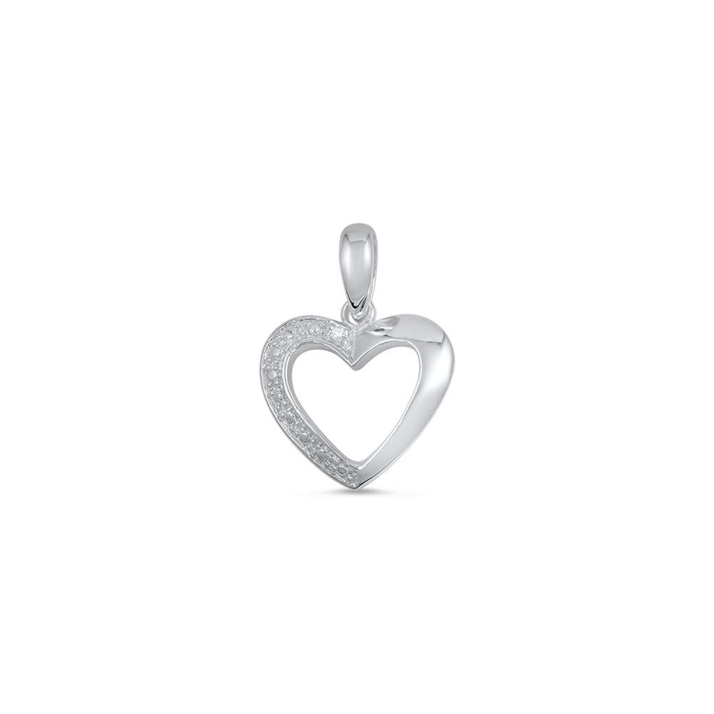 Silver Pendant W/ CZ