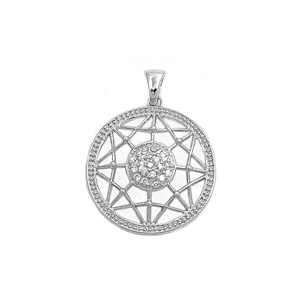 Silver Pendant W/ CZ