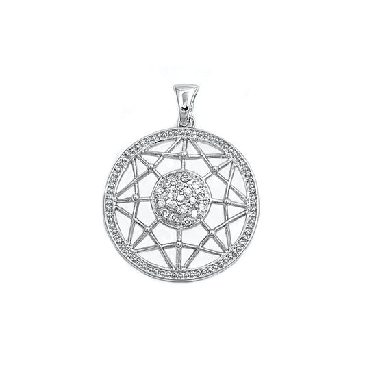 Silver Pendant W/ CZ
