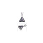 Silver Pendant W/ CZ