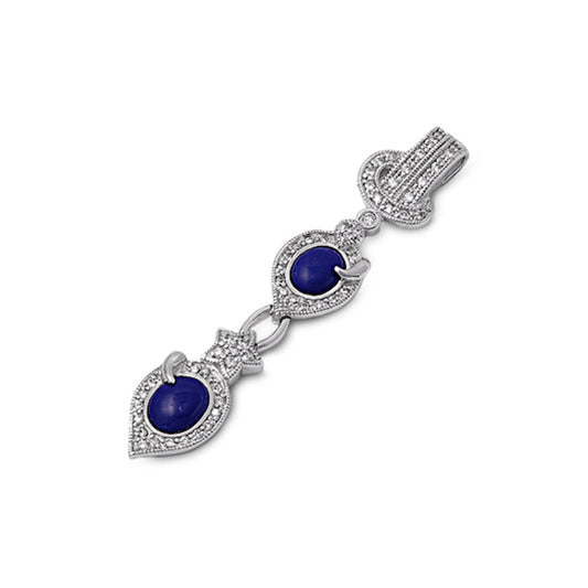 Silver Pendant W/ CZ