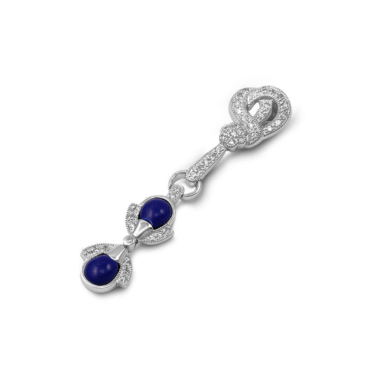 Silver Pendant W/ CZ