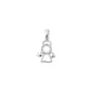 Silver Pendant W/ CZ - Angel