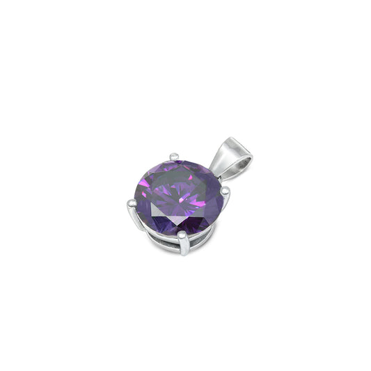 Silver Pendant W/ CZ