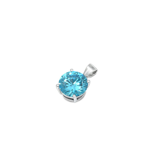 Silver Pendant W/ CZ