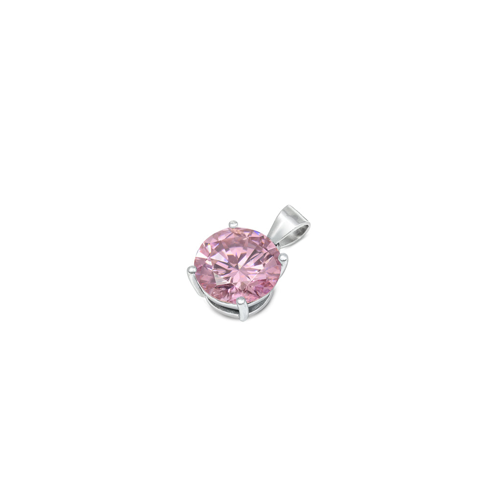 Silver Pendant W/ CZ