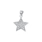 Silver Pendant W/ CZ - Star