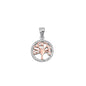 Silver Pendant W/ CZ - Tree of Life