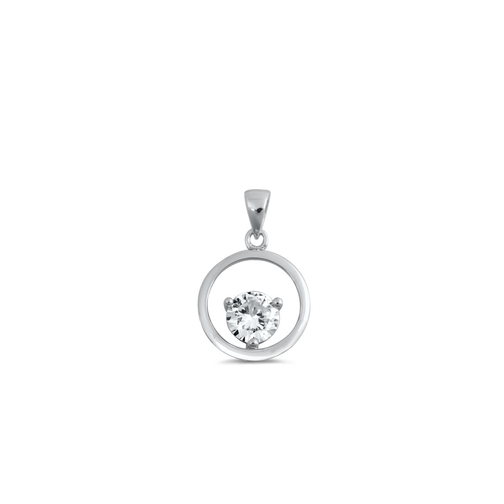 Silver CZ Pendant