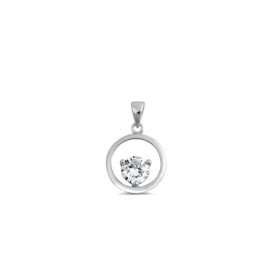 Silver CZ Pendant
