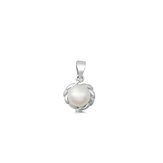 Silver Pendant w/ Pearl