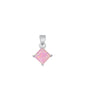 Silver Lab Opal Pendant
