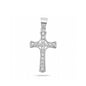 Silver CZ Pendant - Cross