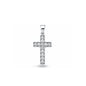 Silver CZ Pendant - Cross