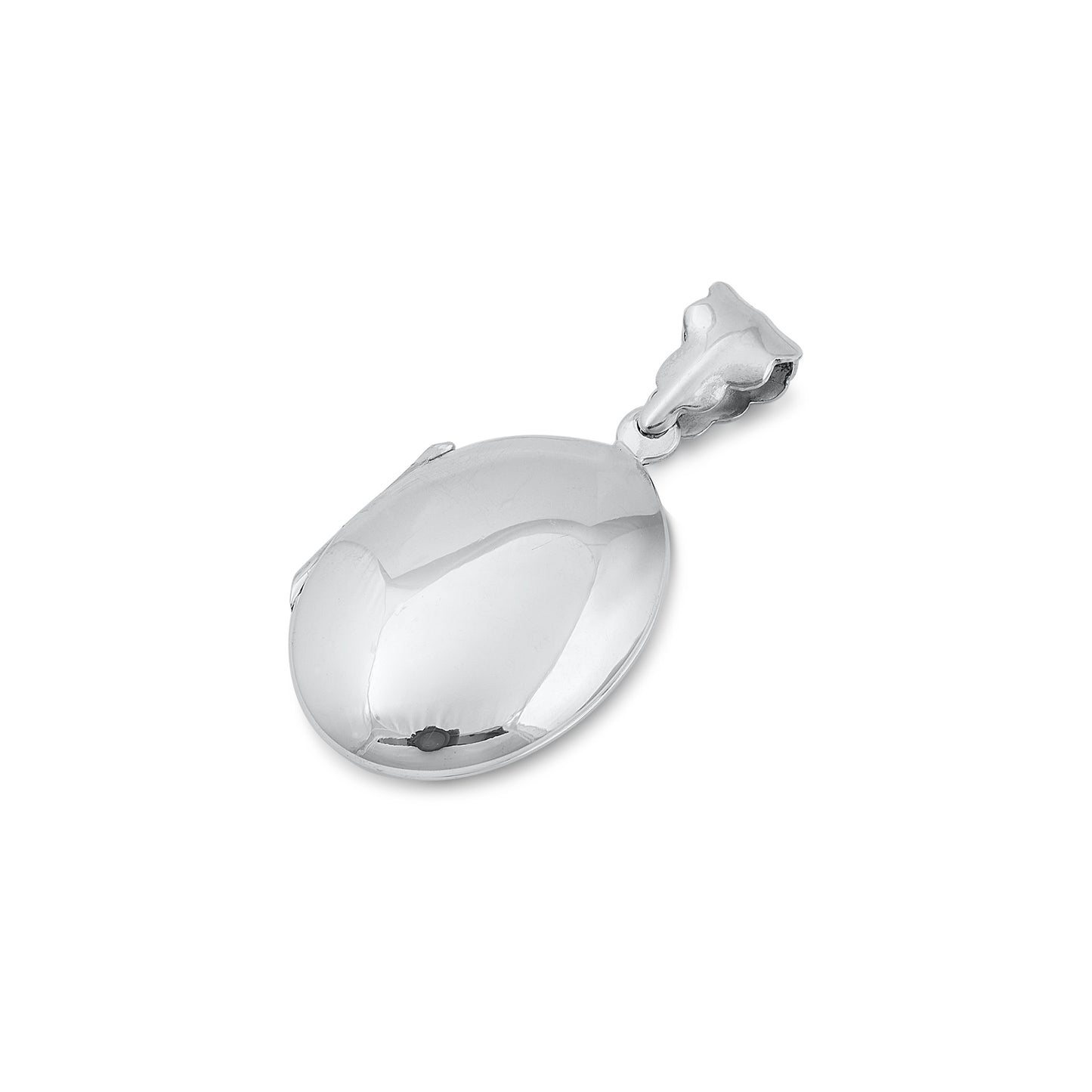 Silver Pendant - Oval