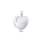 Silver Heart Locket Pendant