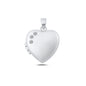 Silver Heart Locket Pendant