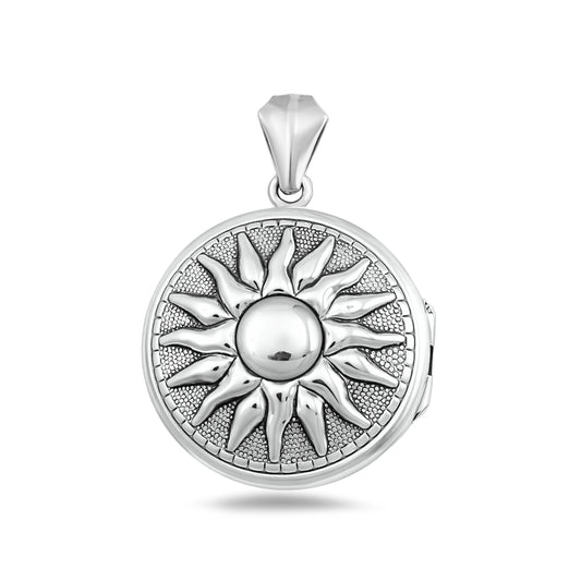 Silver Locket - Sun