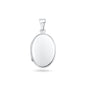 Silver Oval Locket - 23 mm