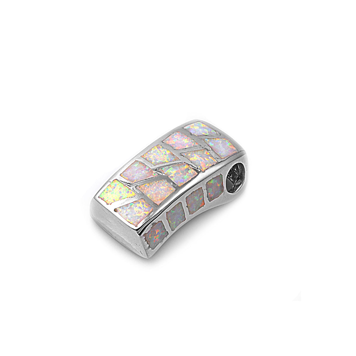 Silver Lab Opal Pendant