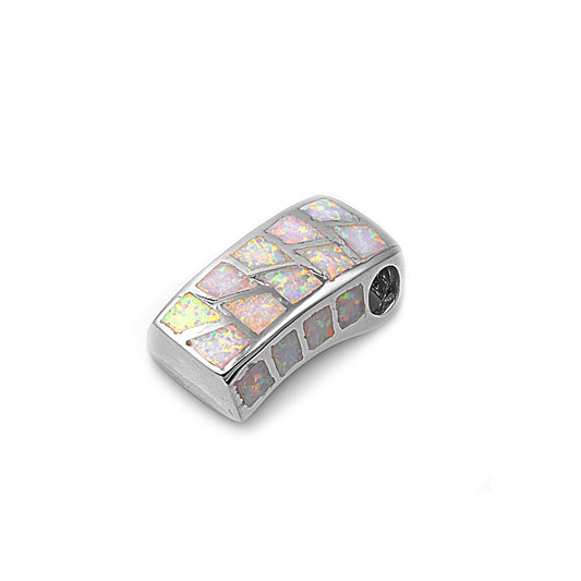 Silver Lab Opal Pendant