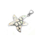 Silver Lab Opal Pendant - Starfish
