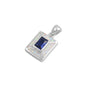 Silver Lab Opal Pendant