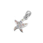 Silver Lab Opal Pendant - Starfish